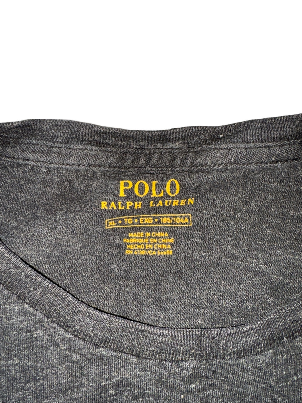 Polo Ralph Lauren Mens XL Pink and Dark Grey Tee Shirt Bundle - Picture 5 of 6